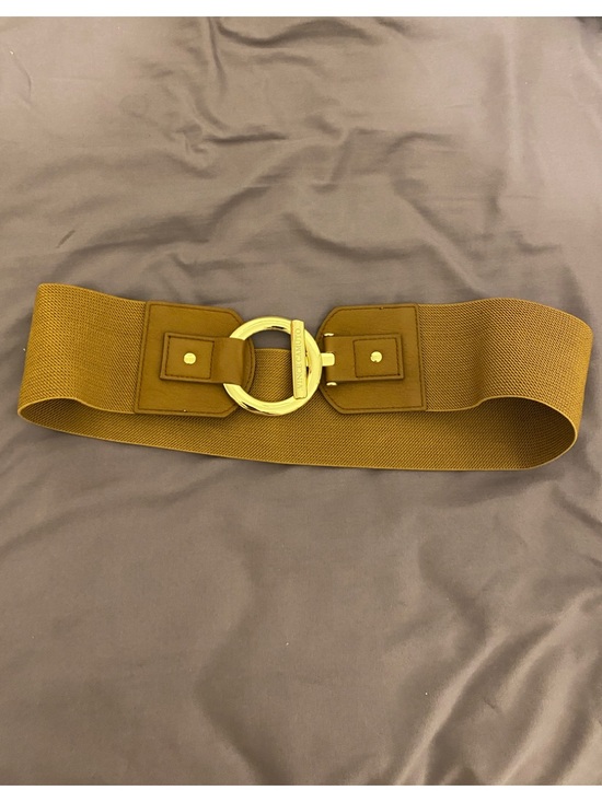 Vince Camuto Black & Brown Elastic Belts with Gold-Tone Signature Buckle main image 12